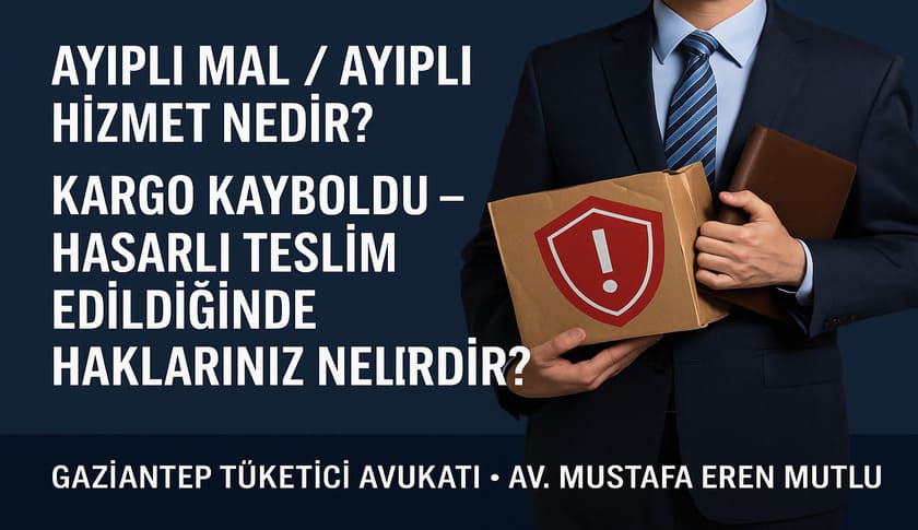 Gaziantep Kargom Kayboldu veya Hasarlı Teslim Edildiğinde Tüketicinin Hakları I 2026 Gaziantep Tüketici Hukuku Rehberi